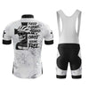 Skull Rider Fueled By Grace Men's Cycling Jersey Set, Road Bike Cycling Kit for Men, Biking Outfit, Bicycle Suit, Team Racing Uniform