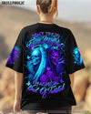 DON'T TRY TO FIGURE ME OUT SKULL ANGEL DVIL ALL OVER PRINT  -  TLTR1904251