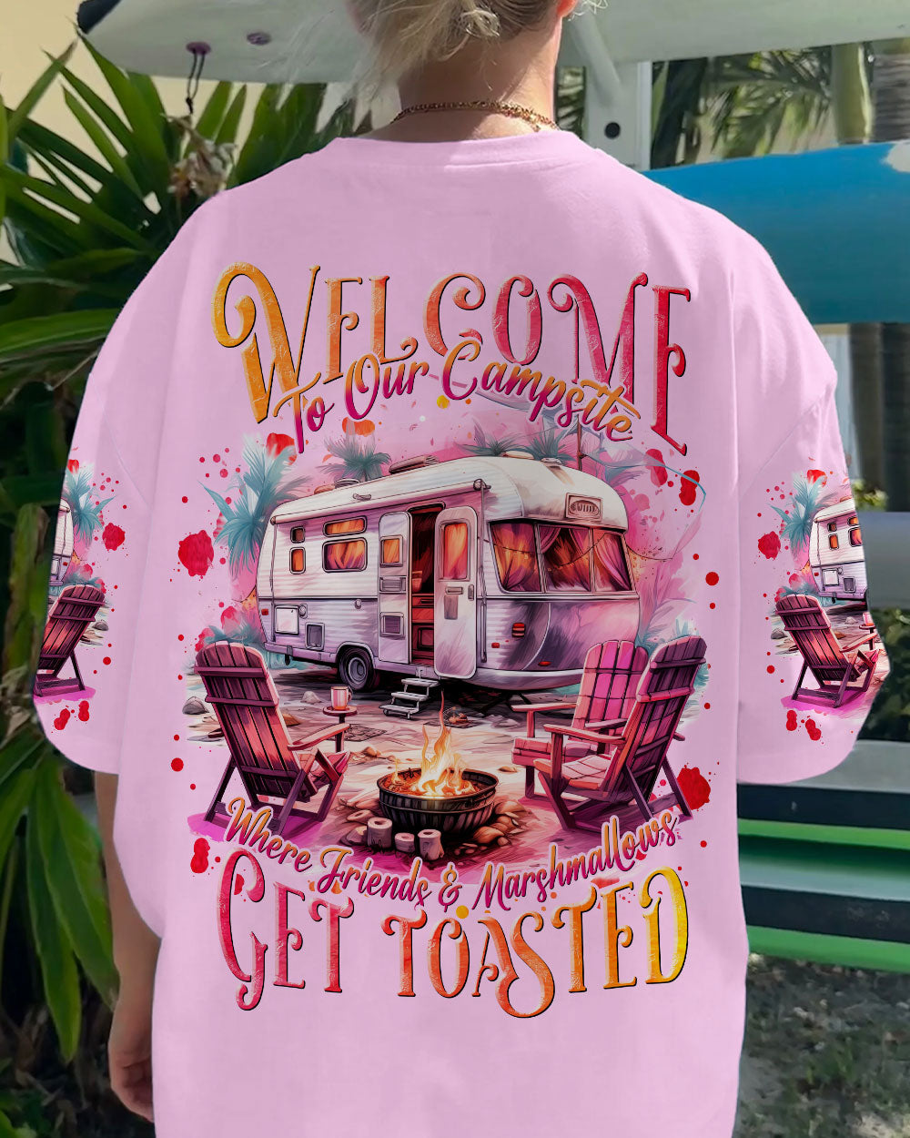 WELCOME TO OUR CAMPSITE ALL OVER PRINT - TLNT2808231