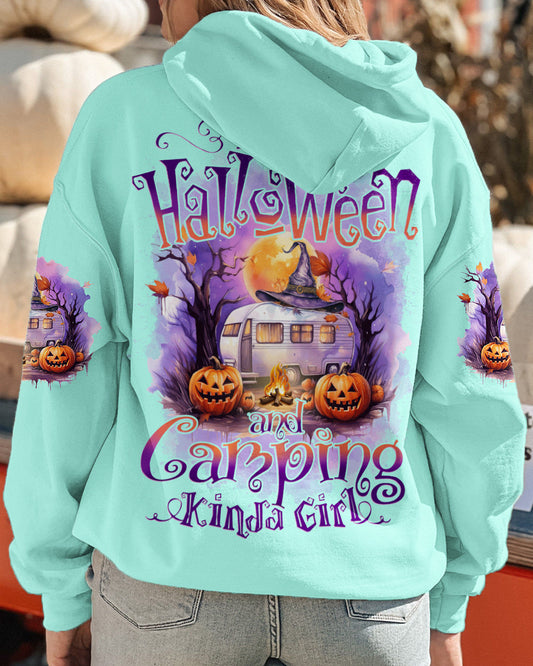 KINDA GIRL HALLOWEEN CAMPING ALL OVER PRINT - TYTD1408232