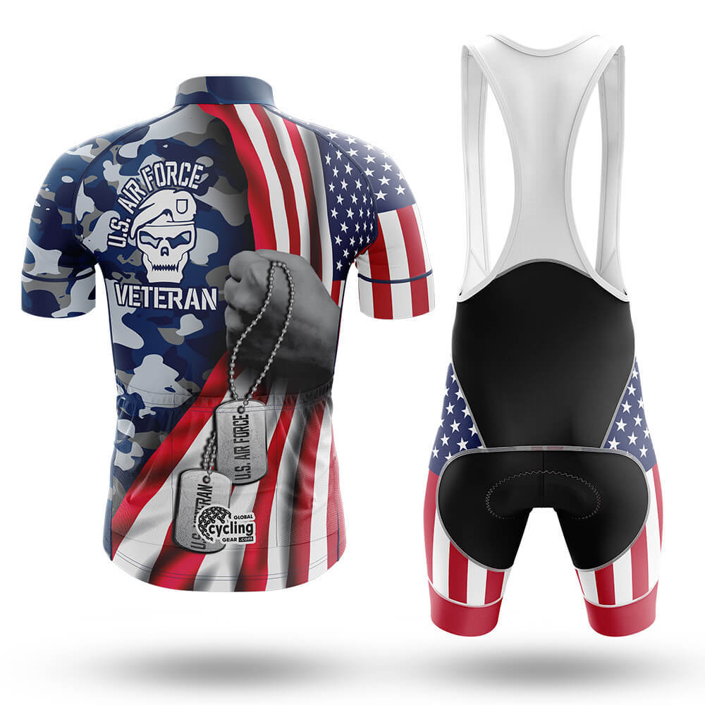 US Air Force Veteran Flag - Men's Cycling Kit