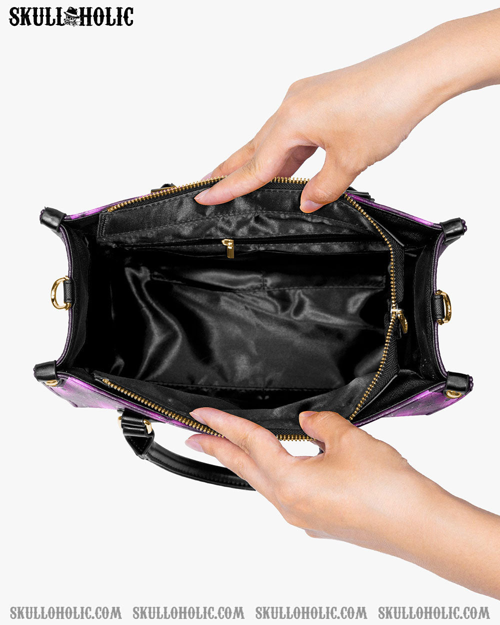 YES I'M A B BUT NOT YOURS LEATHER HANDBAG - YHKD2703242