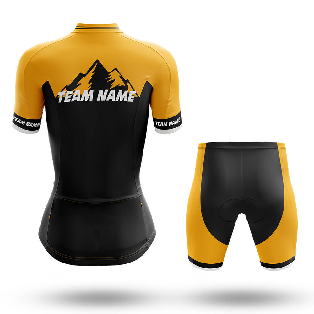 Custom Team Name V3 Black - Women's Cycling Kit