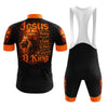 Jesus Lion King Men's Cycling Jersey Set, Road Bike Cycling Kit for Men, Biking Outfit, Bicycle Suit, Team Racing Uniform