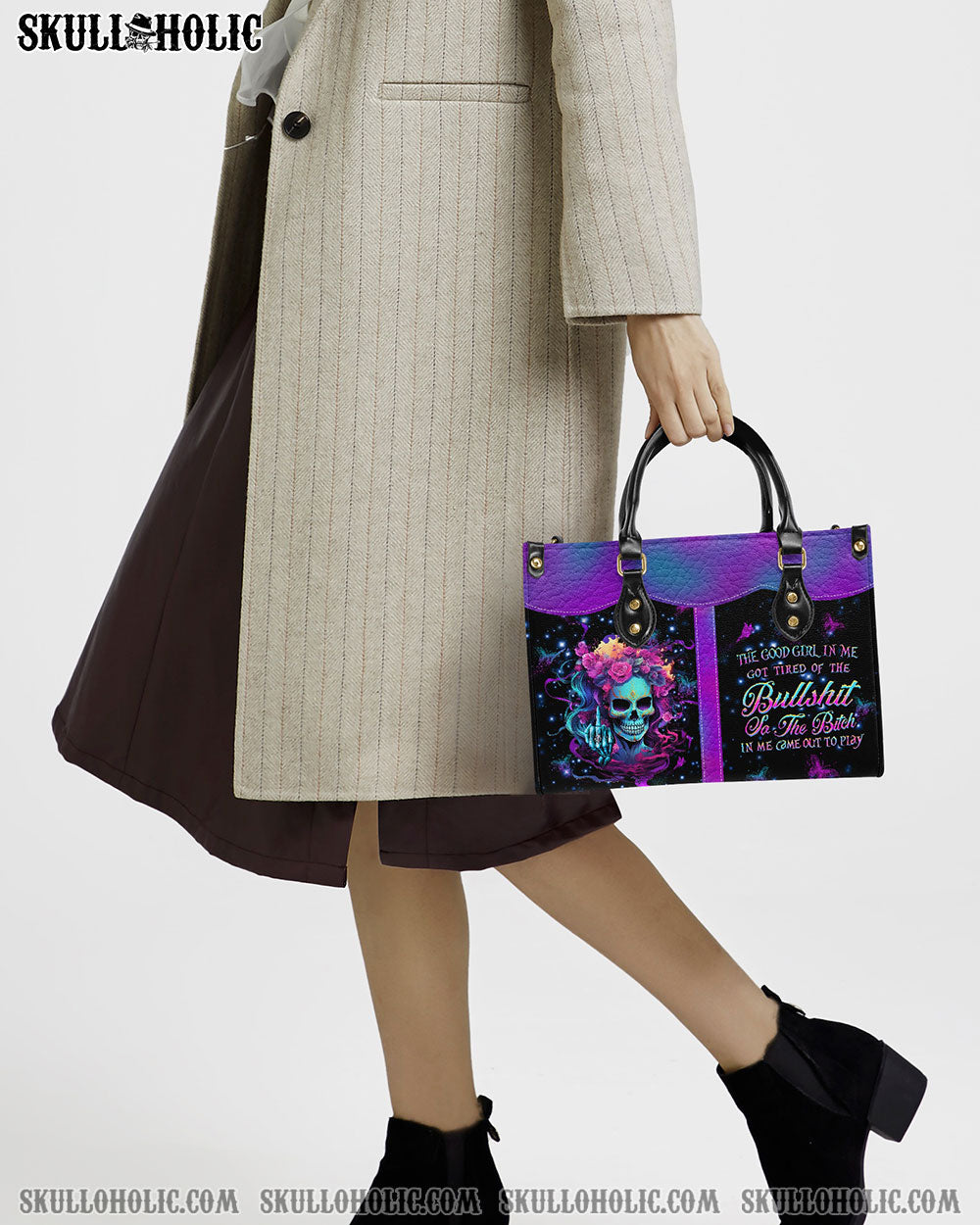 THE GOOD GIRL IN ME LEATHER HANDBAG - YHHN2803241