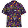 Mardi Gras Bigfoot Hawaiian Shirt