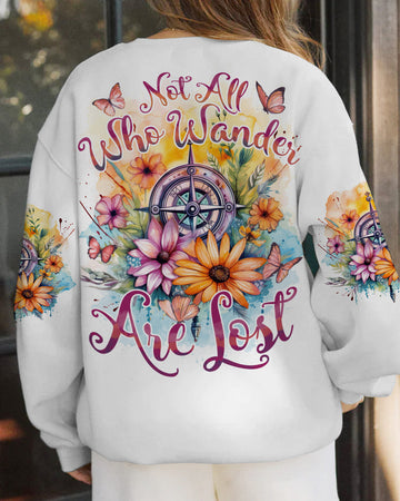 NOT ALL WHO WANDER ARE LOST COMPASS ALL OVER PRINT - TYTD0808232