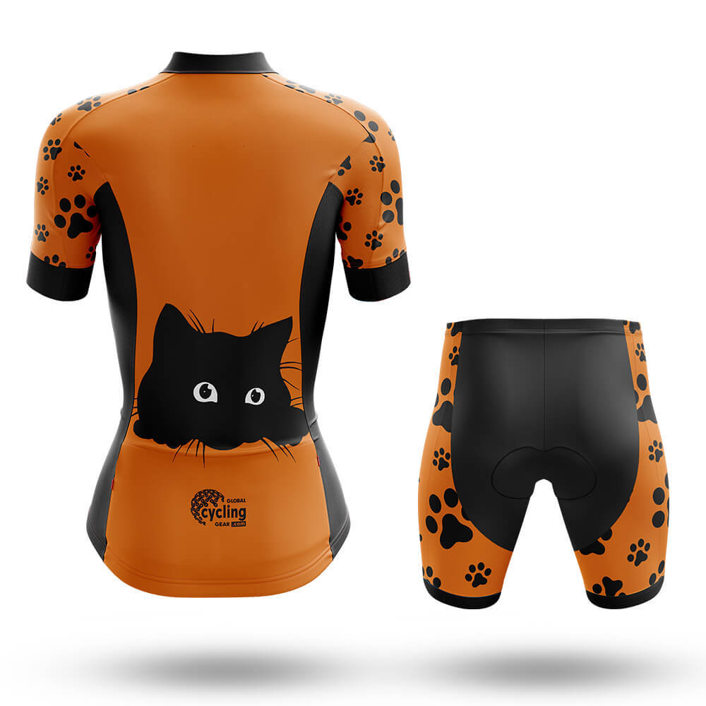 Peek A Boo Cat - Women's Cycling Kit