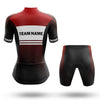 Custom Team Name S2 Black - Women's Cycling Kit