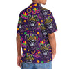 Mardi Gras Bigfoot Hawaiian Shirt