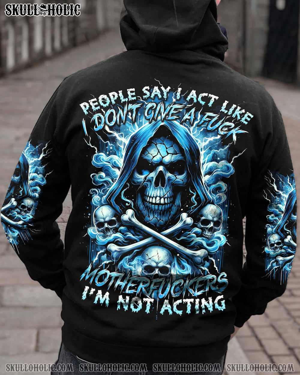I'M NOT ACTING SKULL ALL OVER PRINT - TYTD2601242