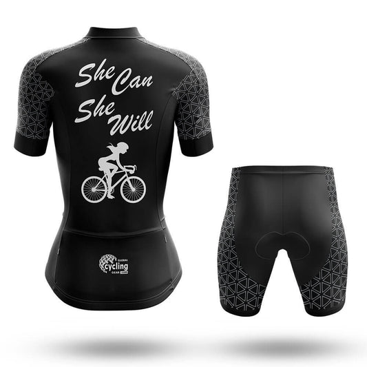 She Can She Will - Women's Cycling Kit
