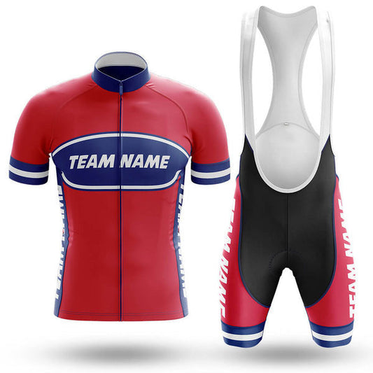 BigCrowns | Dark Blue Cycling Short Sleeve Custom Name Cycling Kit