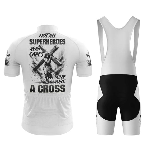 Jesus Cross Men's Cycling Jersey Set, Road Bike Cycling Kit for Men, Biking Outfit, Bicycle Suit, Team Racing Uniform