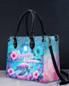 Paradise Found Turtle Leather Handbag