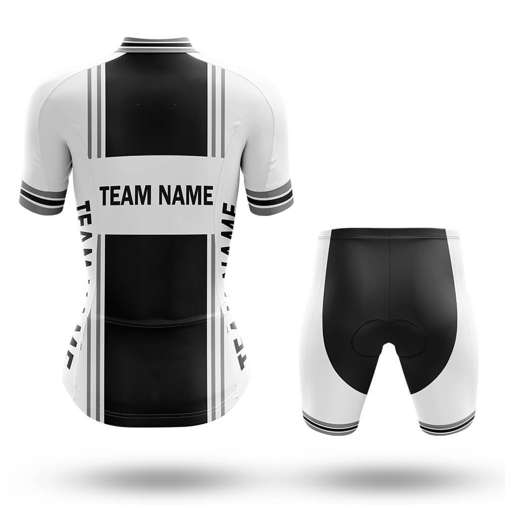 Custom Team Name M4 Black - Women's Cycling Kit