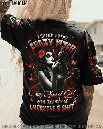 BEHIND EVERY CRAZY B ALL OVER PRINT - YHHG1904252