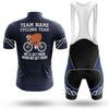 BigCrowns | Navy Sloth Cycling Short Sleeve Custom Name Cycling Kit