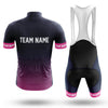 BigCrowns | Black Pink Cycling Short Sleeve Custom Name Cycling Kit