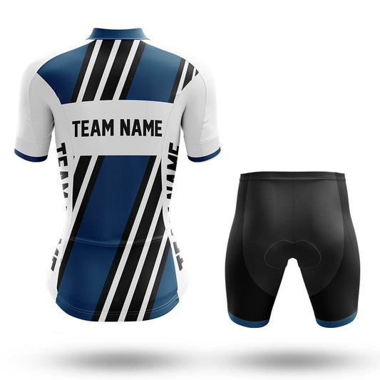 Custom Team Name M5 Navy - Women's Cycling Kit