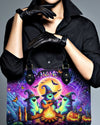 Cute Ghost Camping Halloween Leather Handbag
