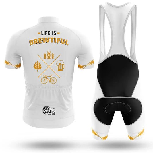 Brewtiful - White - Men's Cycling Kit