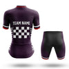 Custom Team Name M7 Dark Purple - Women's Cycling Kit