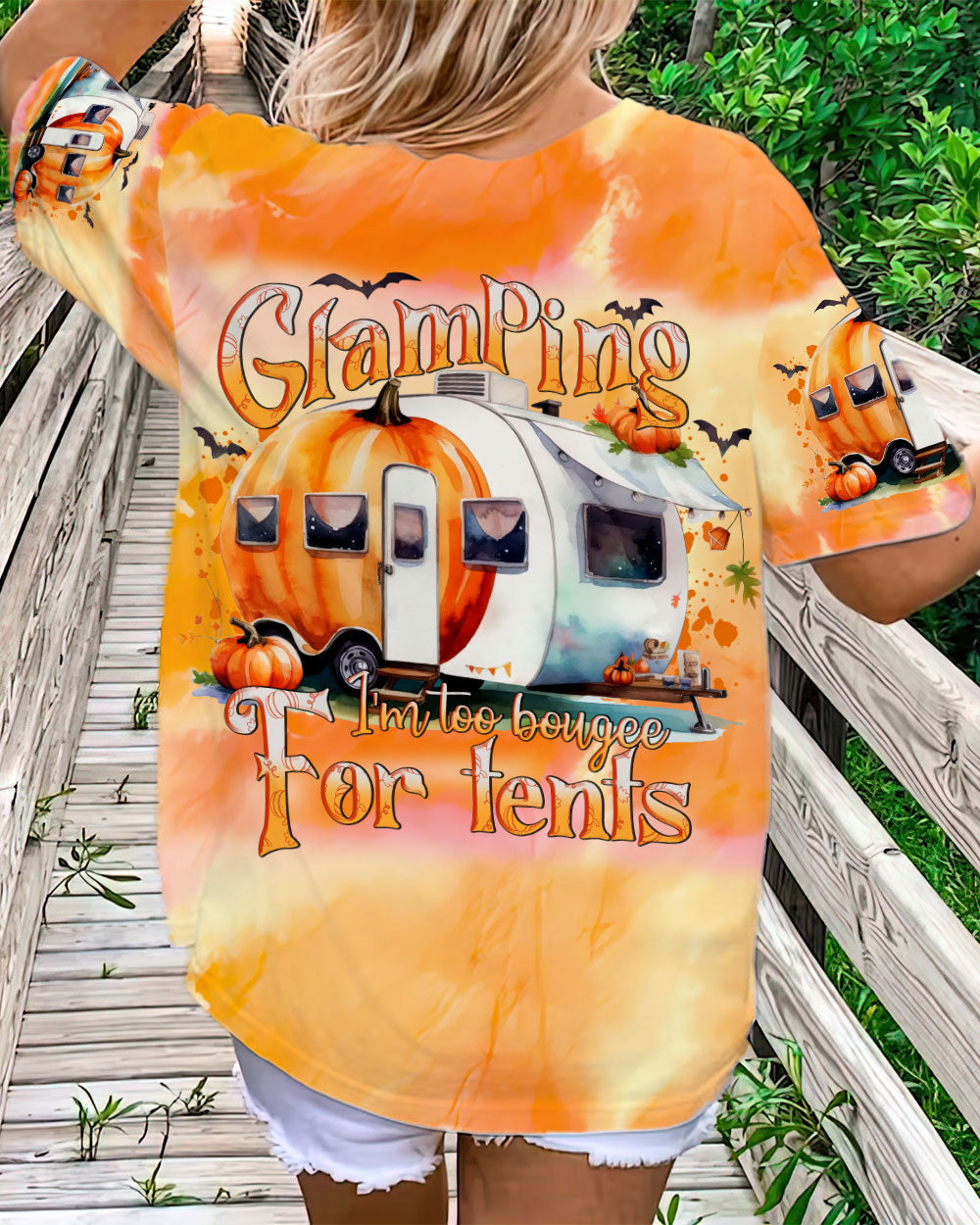 GLAMPING I'M TOO BOUGEE HALLOWEEN ALL OVER PRINT - TLNT2507231