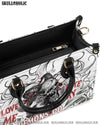 LOVE ME LIKE MY DEMONS DO LEATHER HANDBAG - YHDU2705244