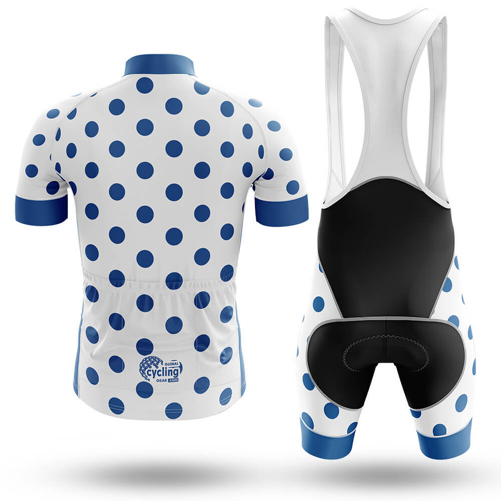 Blue Polka Dot Cycling Jersey