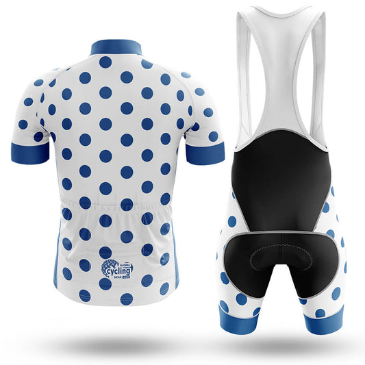 Blue Polka Dot Cycling Jersey