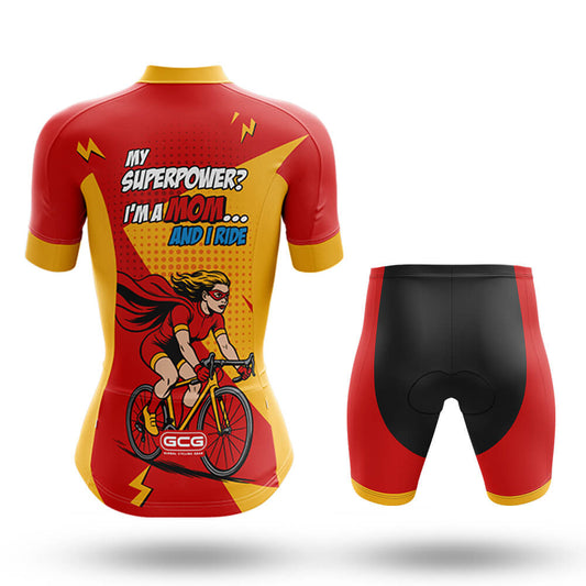 Super Mom on Wheels - Women's Cycling Kit