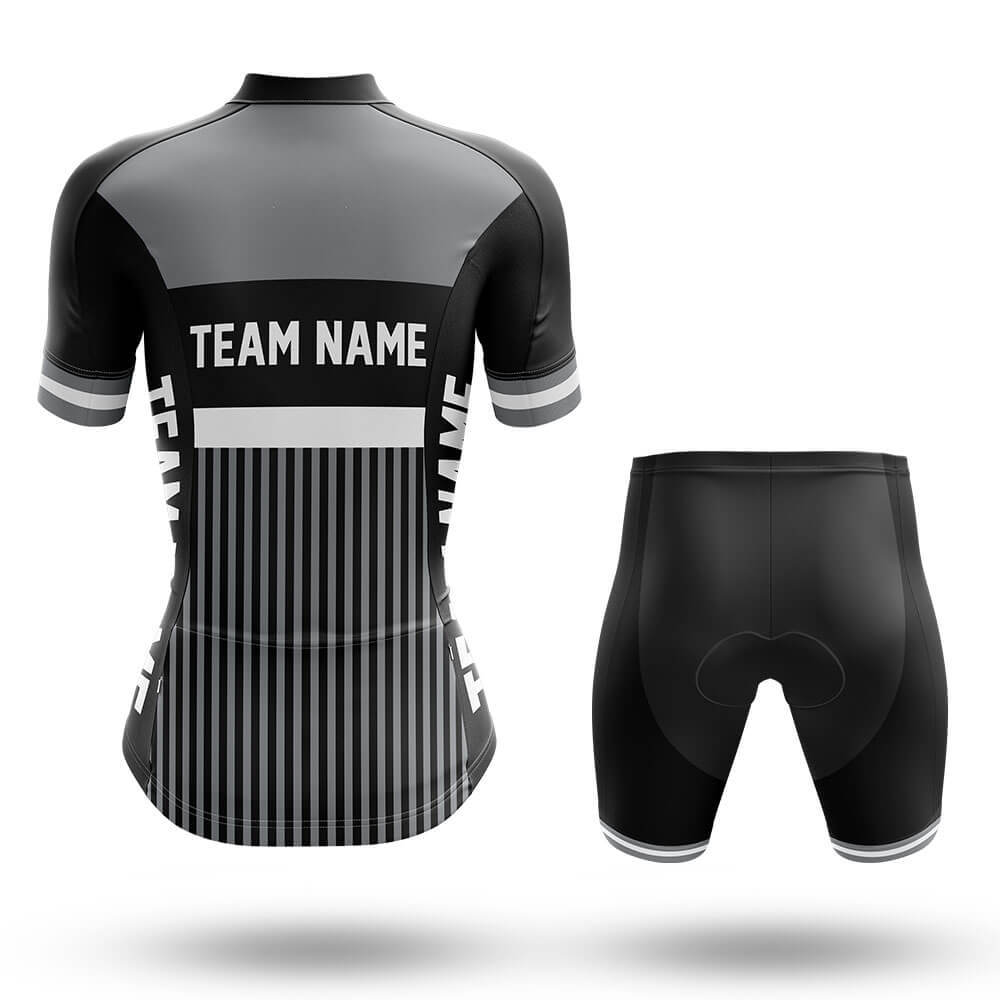 Custom Team Name M6 Grey - Women's Cycling Kit