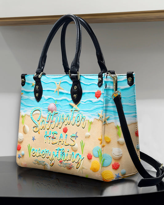 Saltwater Heals Everything Leather Handbag