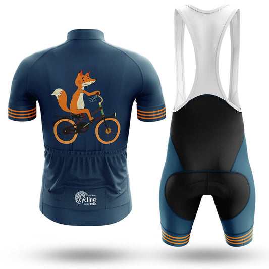 Fox On Bicycle - Men's Cycling Kit