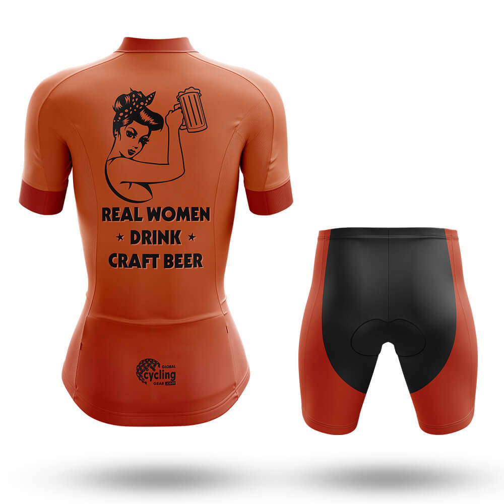 Women Drink Craft Beer - Women's Cycling Kit