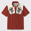 A Cowboy Cat On A Horse Button Up Shirts