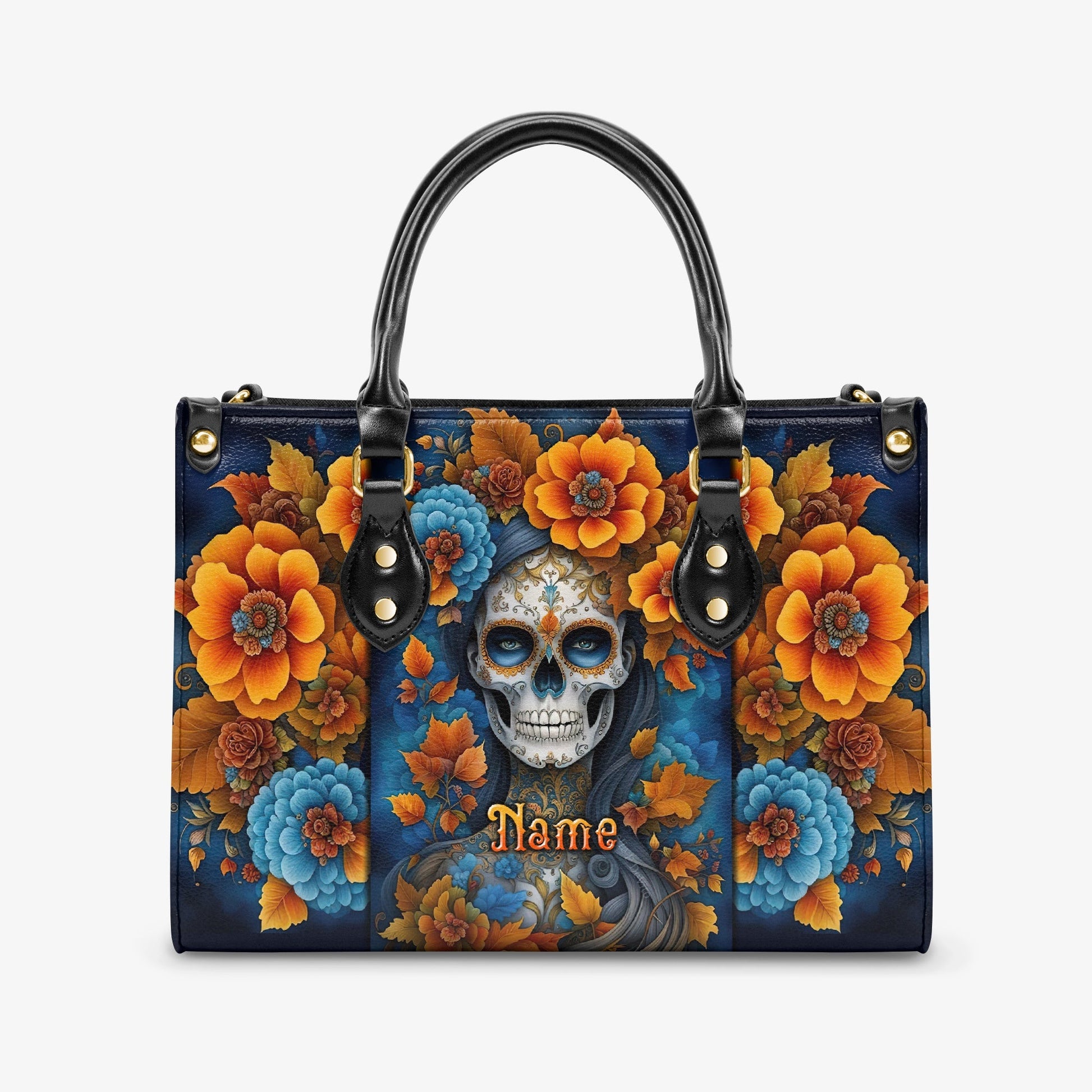 SUGAR SKULL LEATHER HANDBAG - TLTW2503244