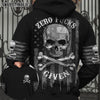 ZERO F GIVEN BONES SKULL B&W FLAG ALL OVER PRINT - TLNZ2010212