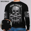 ZERO F GIVEN BONES SKULL B&W FLAG ALL OVER PRINT - TLNZ2010212