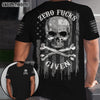 ZERO F GIVEN BONES SKULL B&W FLAG ALL OVER PRINT - TLNZ2010212