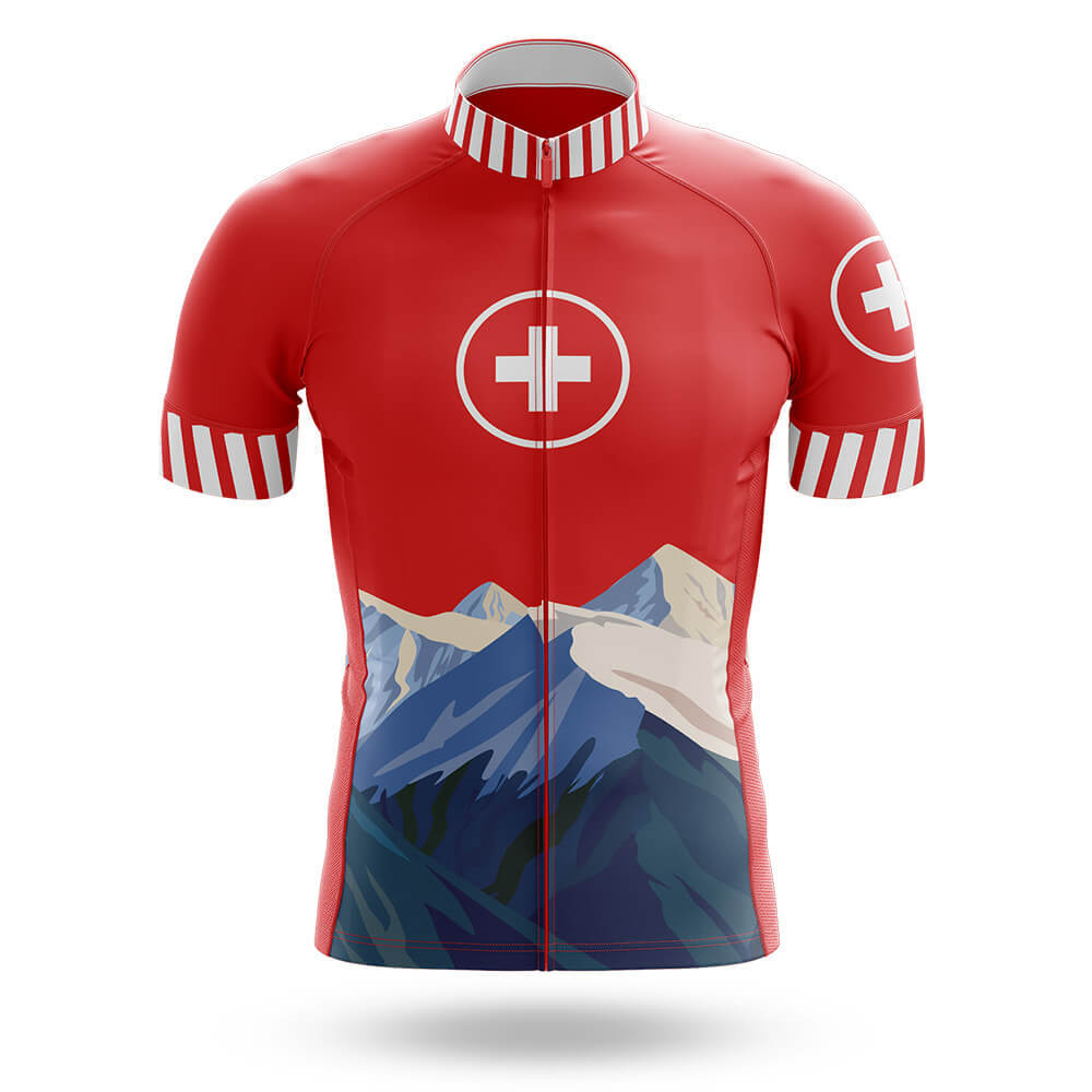 Swiss Alps Switzerland - Men's Cycling Kit