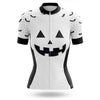 Pumpkin Face - White - Women's Cycling Kit
