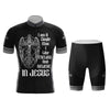 A Man Believe In Jesus Men's Cycling Jersey Set, Road Bike Cycling Kit for Men, Biking Outfit, Bicycle Suit, Team Racing Uniform