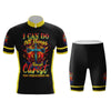 I Can Do All Things Through Christ Men's Cycling Jersey Set, Road Bike Cycling Kit for Men, Biking Outfit, Bicycle Suit, Team Racing Uniform