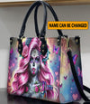 SUGAR SKULL WOMAN LEATHER HANDBAG - YHLN1411244