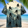 Funny Bigfoot Sasquatch In the Jungle Hawaiian Shirt