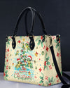 Bigcrowns MERRY CHRISTMAS TURTLE LEATHER HANDBAG N2810244
