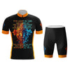 The Light Of God Men's Cycling Jersey Set, Road Bike Cycling Kit for Men, Biking Outfit, Bicycle Suit, Team Racing Uniform