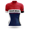 Custom Team Name M1 Red - Women's Cycling Kit